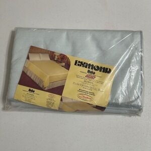 Esmond Lido Chatham Fiberwoven Summer Sheet Blanket Anti-Static Blue New 70x84